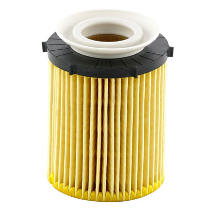 Picture of HU711/6Z OIL FILTER ELEMENT - METAL FRE By MANN-FILTER