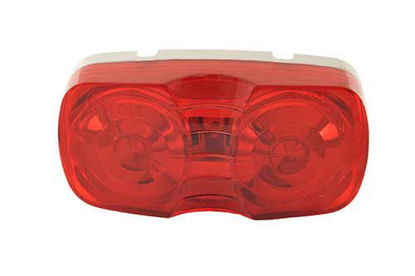 Picture of Grote Two-Bulb Square-Corner Clearance / Marker Lamp, Red