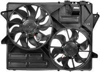 Picture of Dual Fan Assembly Without Controller (621-537) By DORMAN