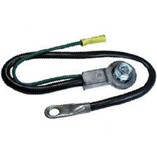 Picture of PICO | 6231-0-11 | 4 AWG 30" Black Side Post Battery Cables with Lead