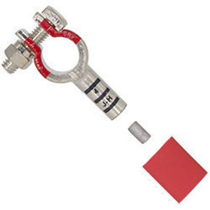 Picture of PICO| 7204-91 | 4 AWG Positive Solder & Seal Straight Barrel Terminal Combo Pack