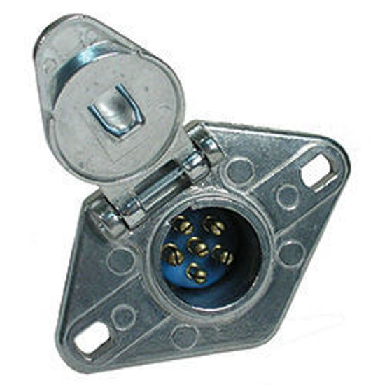 Picture of PICO | 9477-11 | 6 Pole Female Socket Trailer Connector